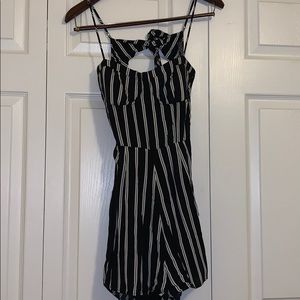 soft striped romper